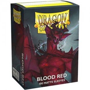 Dragon Shield Sleeves - Blood Red (100 Sleeves)